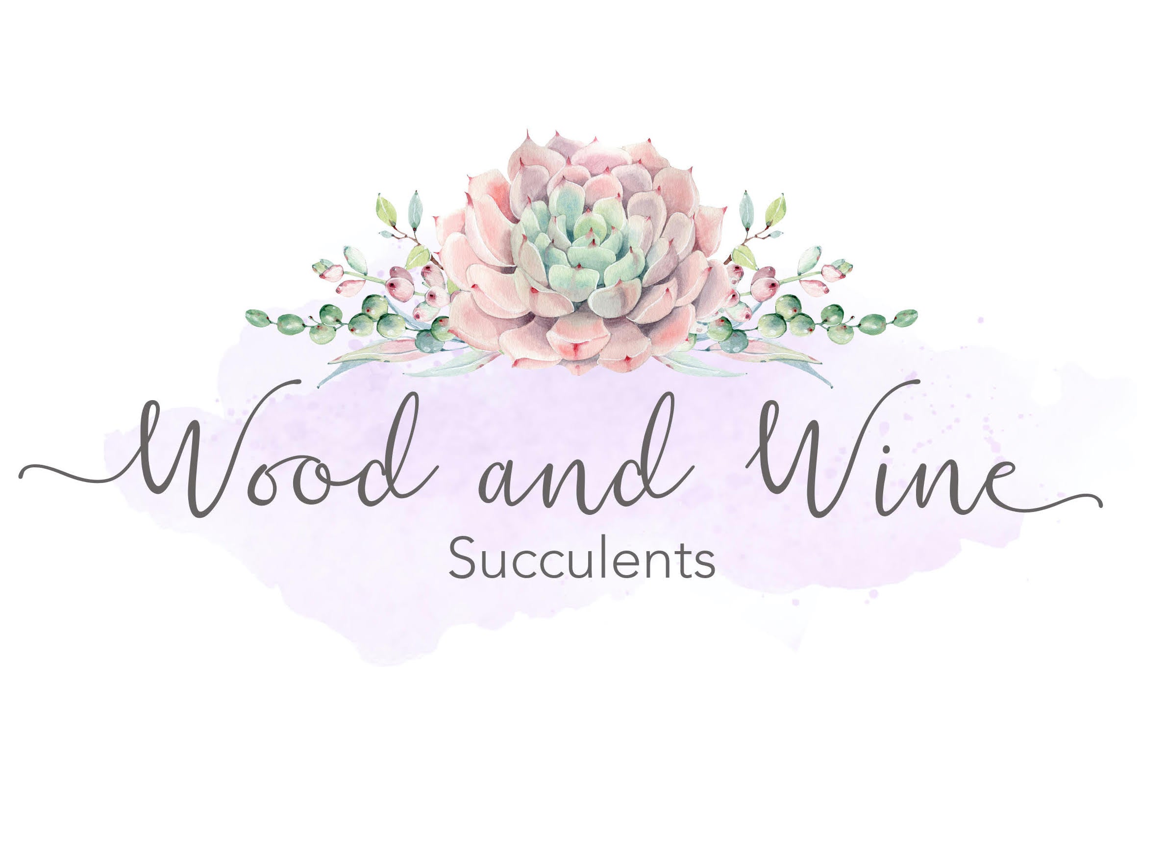 Wood and Wine Succulents